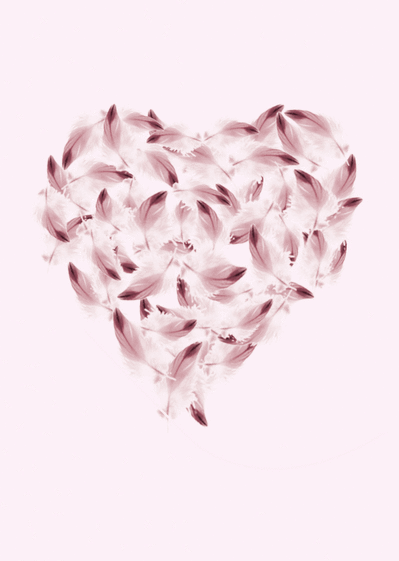 L&eacute;ger comme un coeur en plumes